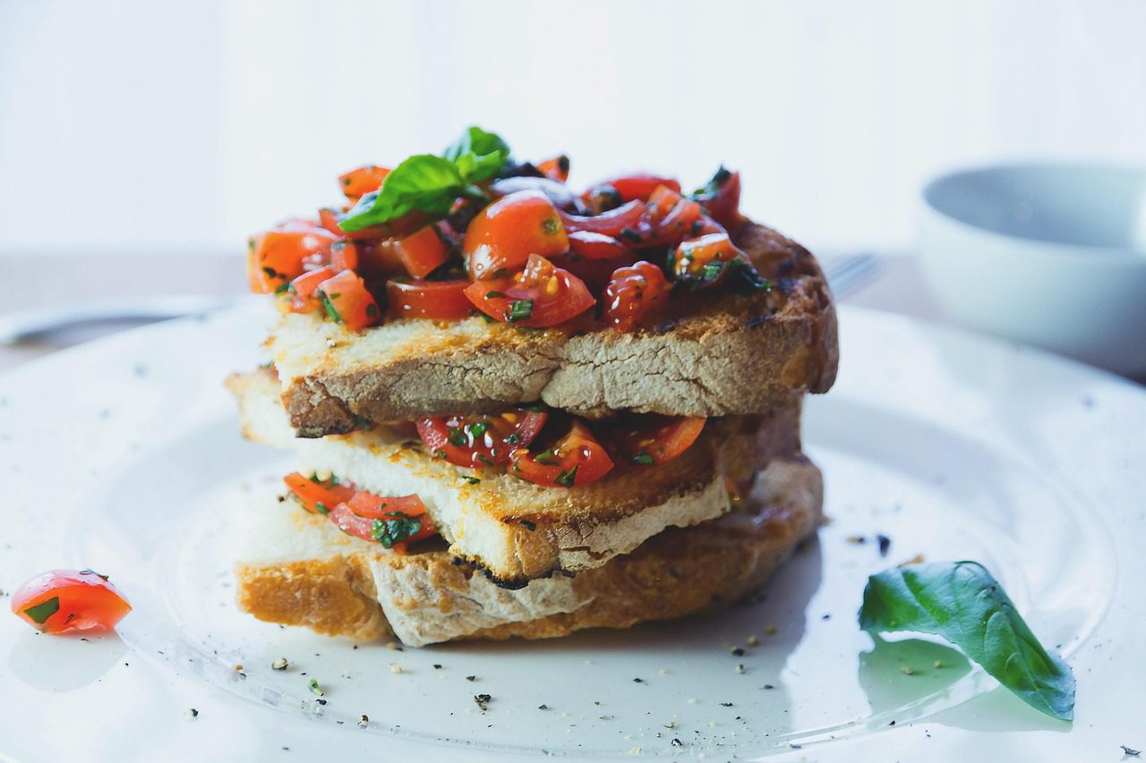 food, dish, meal, epicurean, snack, bruschetta, tomatoes, basil, herbs, foods, cook, typical meal, lunch, gastronomy, italian, tomato, mediterranean diet, tasty, vegetable, vegetarian, delicious, bread, recipe, bruschetta, mediterranean diet, mediterranean diet, mediterranean diet, mediterranean diet, mediterranean diet